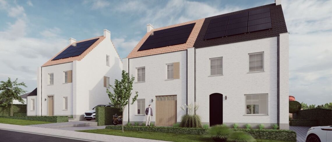 Nieuwbouw zonnepanelen installatie SF construct